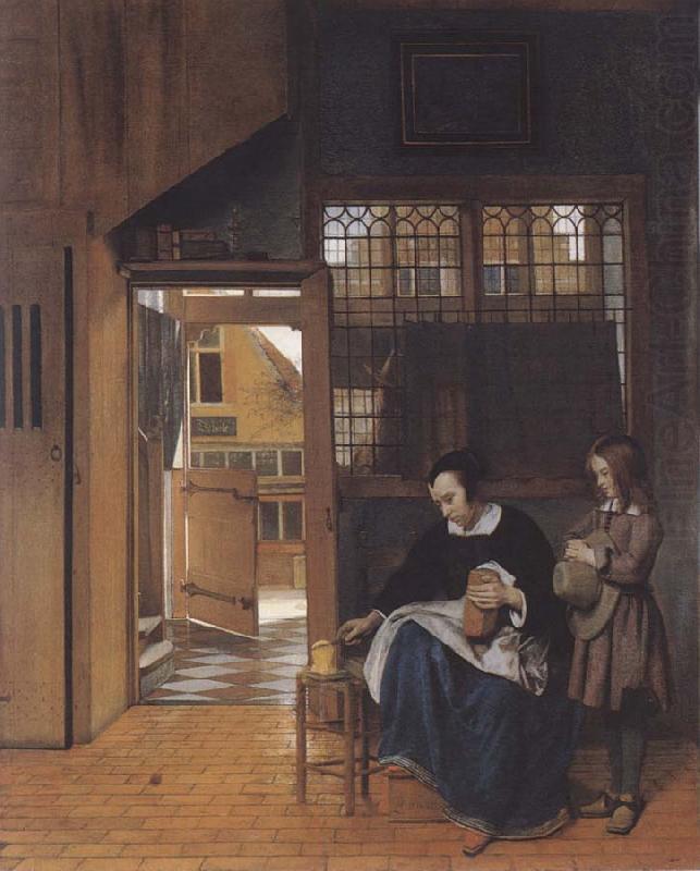 The sandwich fur the school, Pieter de Hooch